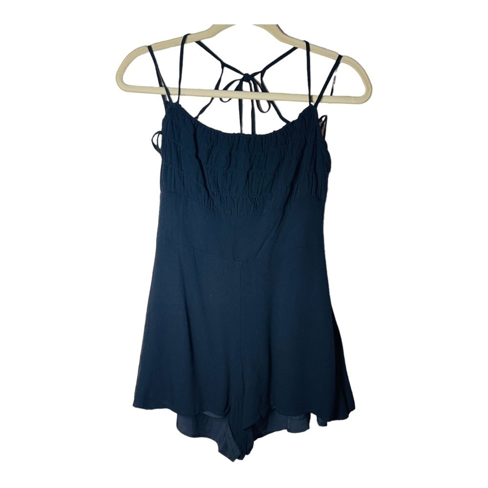Showpo black strappy romper